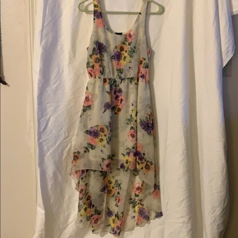 Love Chesley floral high low dress